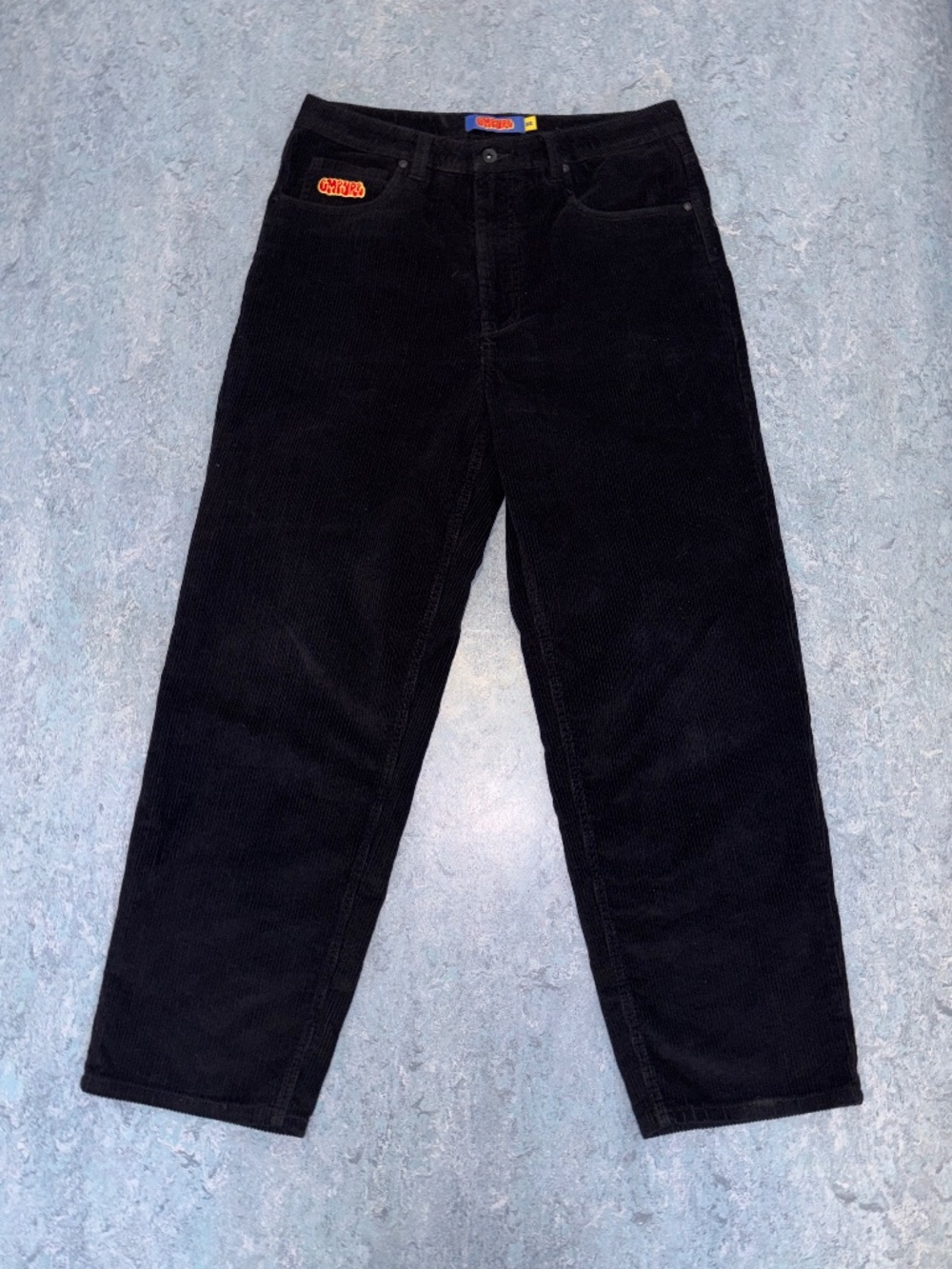 Gypsy Men’s Black Corduroy Straight Leg Pants Size 32